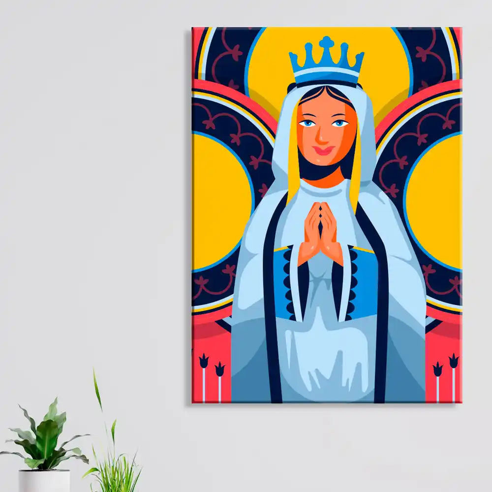 Cuadro Retrato Virgen María
