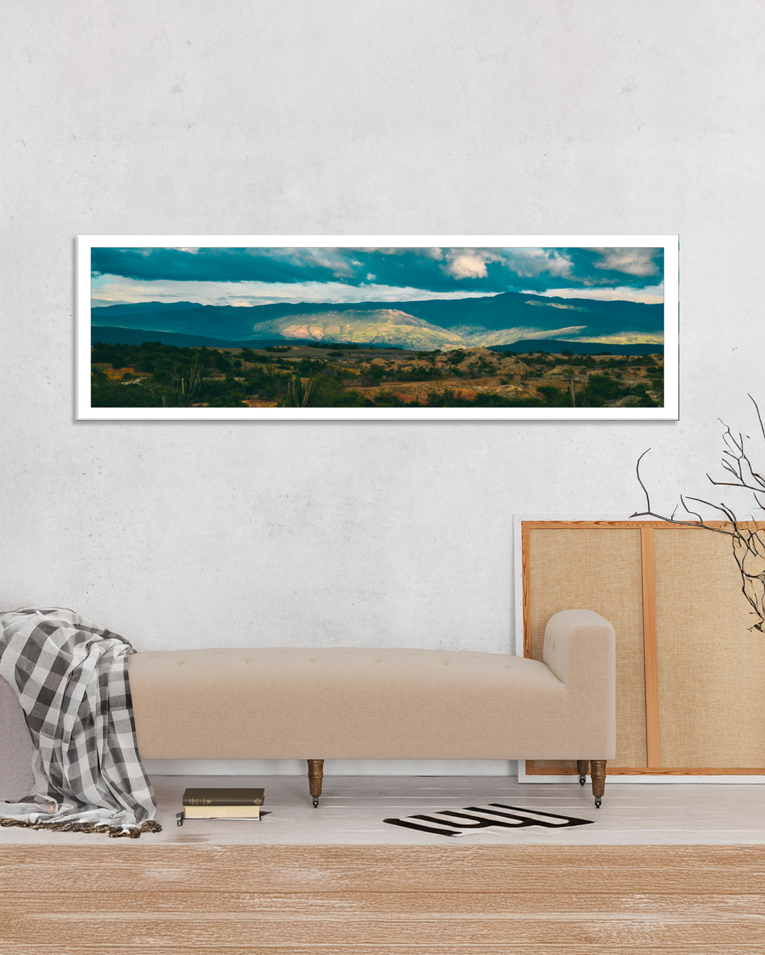 Canvas con paisaje de Tatacoa