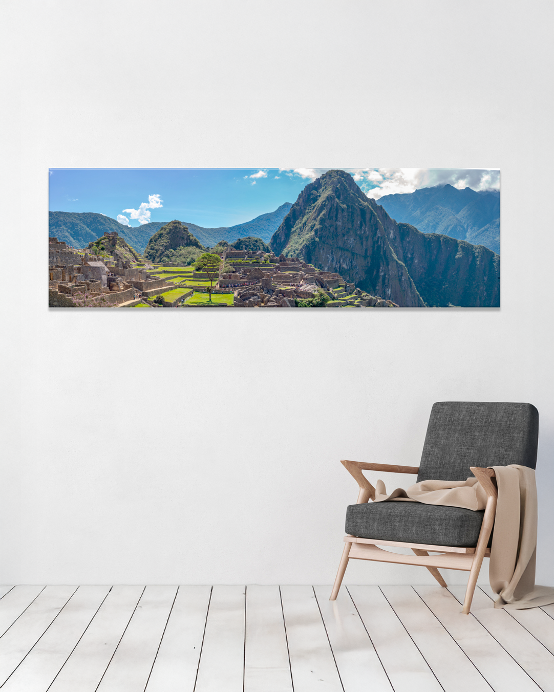 Cuadro decorativo panorámico de Machu Picchu, Ecuador