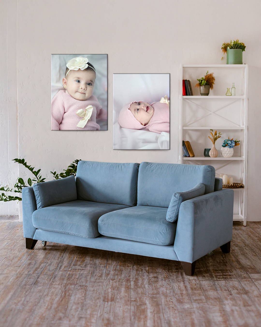 Set de 2 cuadros personalizados con tus fotos favorita