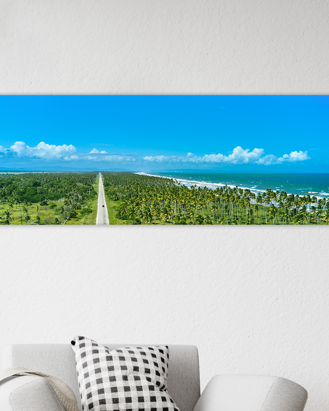 Cuadro Decorativo Camino a la Felicidad, Paisaje de Tucacas, Venezuela