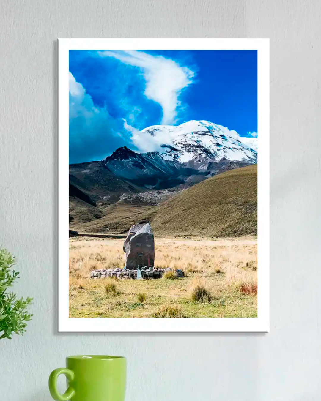 Cuadro Retrato Chimborazo, Ecuador