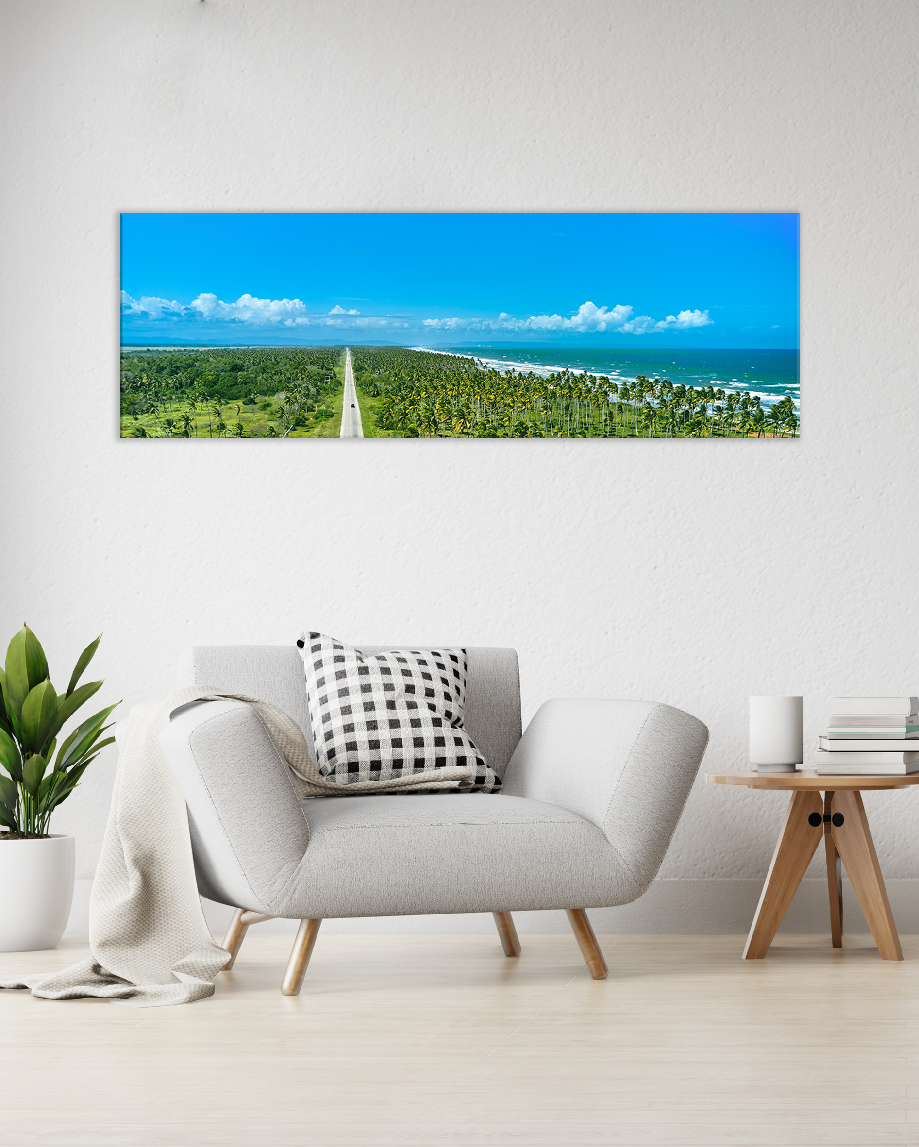Cuadro Decorativo Camino a la Felicidad, Paisaje de Tucacas, Venezuela