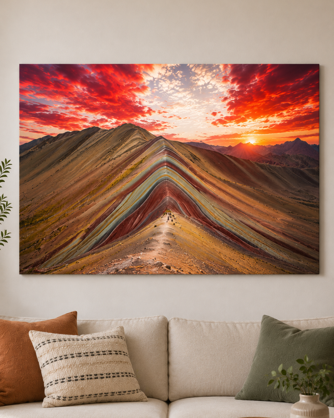 Cuadro Retrato Montaña de Siete Colores – Paisajes de Perú